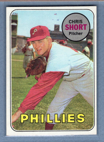 1969 Topps #395 Chris Short(st) (a) VG  GOWABB