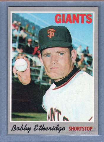 1970 Topps #107 Bobby Etheridge  (b) EX-MT  GO900