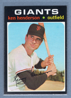 1971 Topps #155 Ken Henderson  (a) EX-MT  GO340