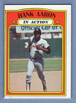 1972 Topps #300 Hank Aaron IA EX  GO500