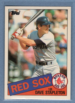 1985 Topps Tiffany #322 Dave Stapleton NM