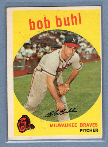 1959 Topps #347 Bob Buhl G-VG   GO410