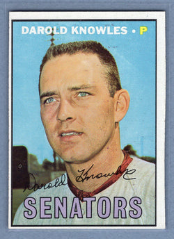 1967 Topps #362 Darold Knowles EX-MT  GO390