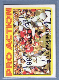 1972 Topps #255 Vic Washington VG-EX GO181