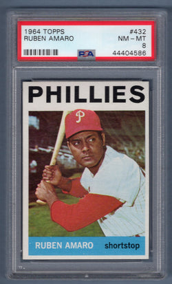 1964 Topps #432 Ruben Amara (44404586) PSA 8