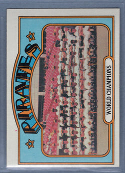 1972 Topps #1 World Champions (Pirates) (f) EX-MT  GO544
