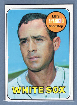 1969 Topps #75 Luis Aparicio (HOF) EX-MT  GOY