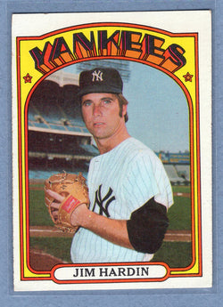 1972 Topps #287 Jim Hardin  EX  GO315