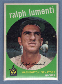 1959 Topps #315 Ralph Lumenti (3) EX-MT  GO73
