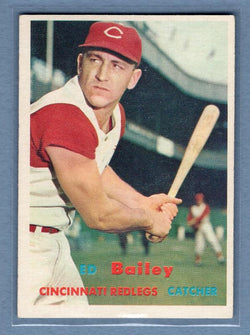 1957 Topps #128 Ed Bailey(1) VG-EX  GO295