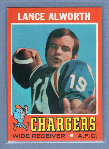1971 Topps #10 Lance Alworth (HOF) EX-MT  GO248