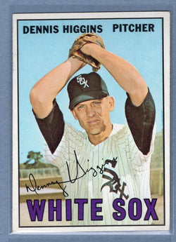 1967 Topps #52 Dennis Higgins EX  GO446