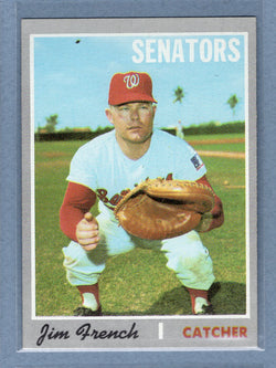 1970 Topps #617 Jim French  EX-MT  GO260