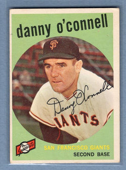 1959 Topps #87 Danny O'Connell VG-EX    Set Break A