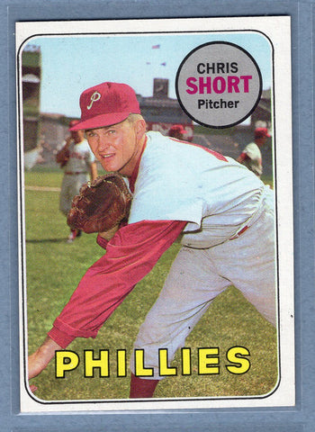 1969 Topps #395 Chris Short (d) EX-MT  GOWABB