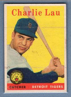 1958 Topps #448 Charlie Lau (st) VG  GO129