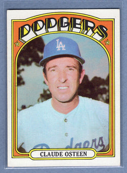 1972 Topps #297 Claude Osteen  EX-MT  GO315