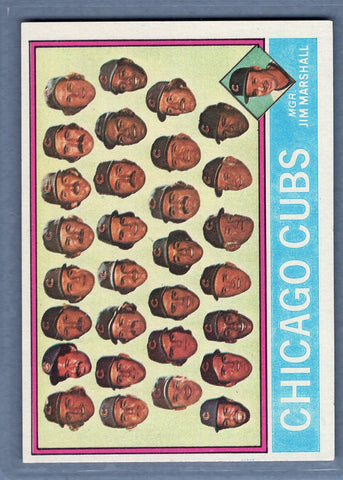 1976 Topps #277 Cubs Team  EX-MT  GOSB1