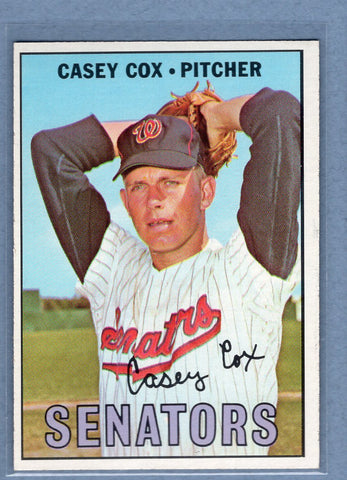 1967 Topps #414 Casey Cox (b) EX-MT   GO340