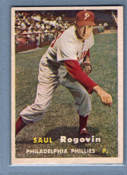 1957 Topps #129 Saul Rogovin(1) VG  GO295