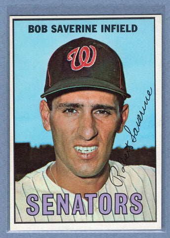 1967 Topps #27 Bob Saverine EX-MT    GO323