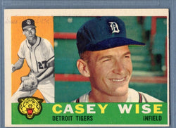 1960 Topps #342 Casey Wise VG Set Break 1