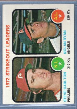 1973 Topps #67 Strikeout Leaders (Ryan, Carlton)  (E) EX-MT  GO669