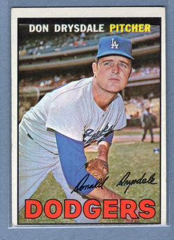 1967 Topps #55 Don Drysdale (HOF) EX  GO446