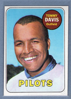 1969 Topps #135 Tommy Davis (b) EX-MT  GO700
