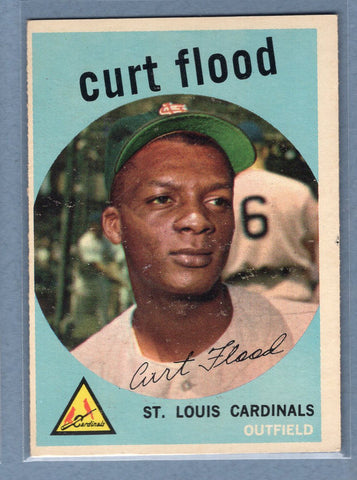 1959 Topps #353 Curt Flood EX   GO410