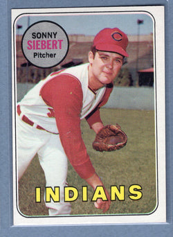 1969 Topps #455 Sonny Siebert EX-MT  GO350