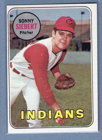 1969 Topps #455 Sonny Siebert EX-MT  GO350