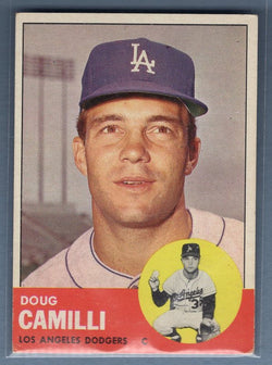 1963 Topps #196 Doug Camilli VG-EX Set Break