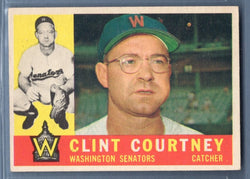 1960 Topps #344 Clint Courtney VG-EX Set Break 1