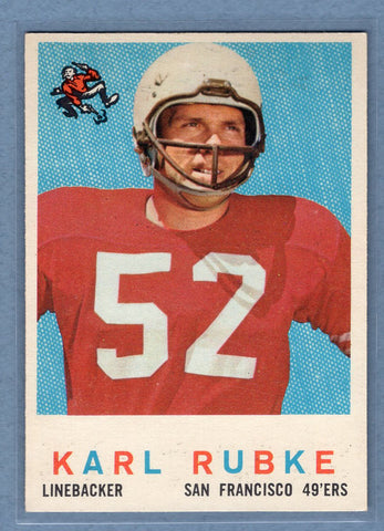1959 Topps #112 Karl Rubke EX  GO138