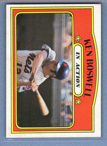 1972 Topps #306 Ken Boswell IA EX  GO500