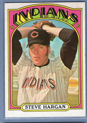 1972 Topps #615 Steve Hargan Ex-Nm