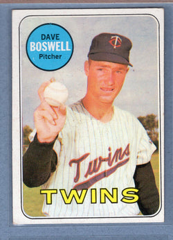 1969 Topps #459 Dave Boswell EX  GO350