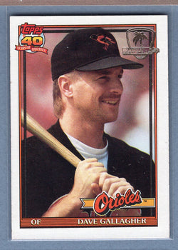 1991 Topps Desert Shield #349 Dave Gallagher  NM  GO625