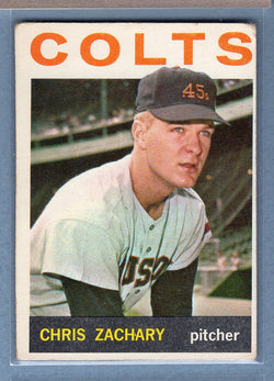 1964 Topps #23 Chris Zachary (a) VG  GO441