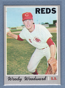 1970 Topps #296 Woody Woodward  EX  GO695