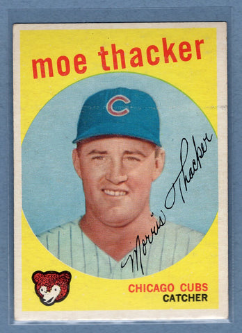 1959 Topps #474 Moe Thacker EX  GO213