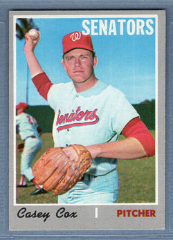 1970 Topps #281 Casey Cox  EX-MT  SB2