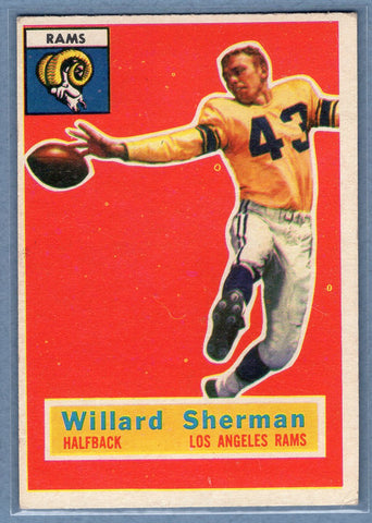 1956 Topps #66 Willard Sherman EX  GO120