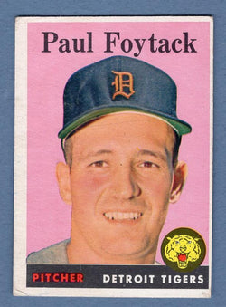 1958 Topps #282 Paul Foytack VG-EX  GO495