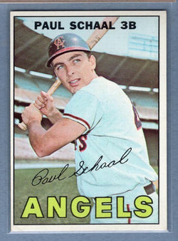 1967 Topps #58 Paul Schaal (Bat Natural Above Name) EX  GO446