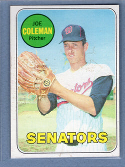 1969 Topps #246 Joe Coleman (st)(b) VG  GO850