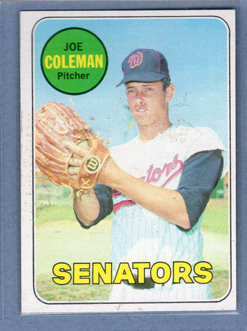 1969 Topps #246 Joe Coleman (st)(b) VG  GO850