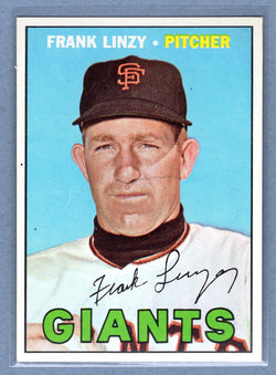 1967 Topps #279 Frank Linzy(st) VG  GO263