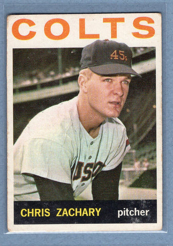 1964 Topps #23 Chris Zachary (b) VG-EX  GO441